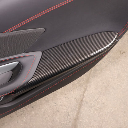 Carbon Fiber ABS Interior Full Decor Cover Trim Kit For Corvette C8 2020-2025 - Styles 26-30 24