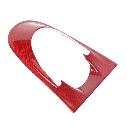 Red Carbon Fiber Instrument Panel Cover Overlay For Porsche Panamera 971 2017-23 2