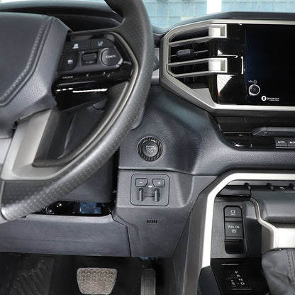 ABS Carbon Fiber Interior Set Cover Trim Kit For Toyota Tundra Sequoia SR 22+ - Styles 1-5 16