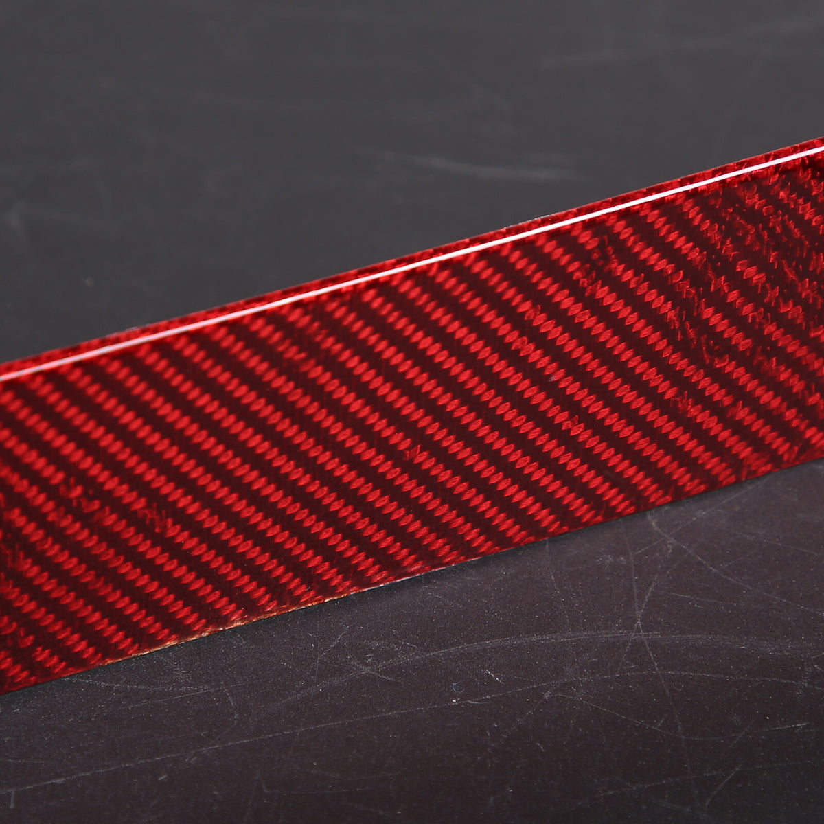 Red Carbon Fiber Dashboard Navigation Cover Trim for For Jaguar F-TYPE 2013-18 14