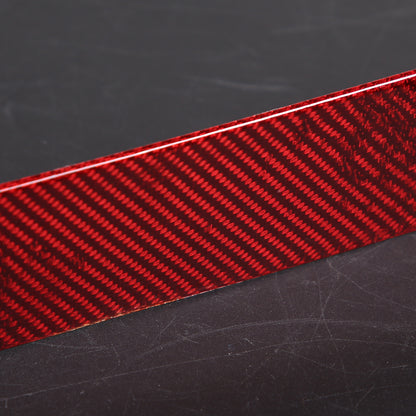 Red Carbon Fiber Dashboard Navigation Cover Trim for For Jaguar F-TYPE 2013-18 14