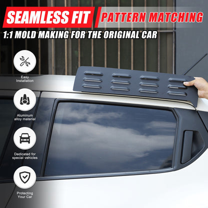 Rear Door Window Louver Air Vent Panel Trim Cover For Nissan Juke 2011-2019 19