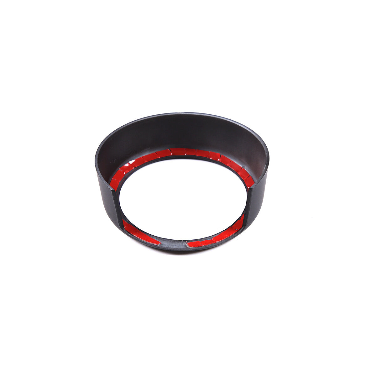 Matte Black Front Grille V Shape Cover+Logo Ring Trim for Alfa Romeo Giulia 17+ 18