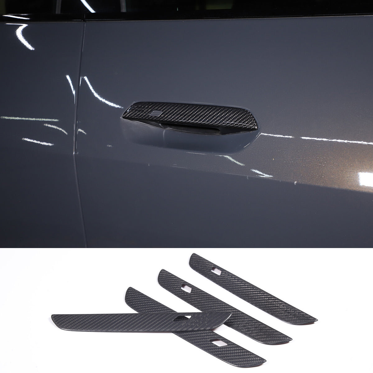 Real Carbon Fiber Exterior Side Handle Trim For BMW 4 series 430i 440i 22+ 15