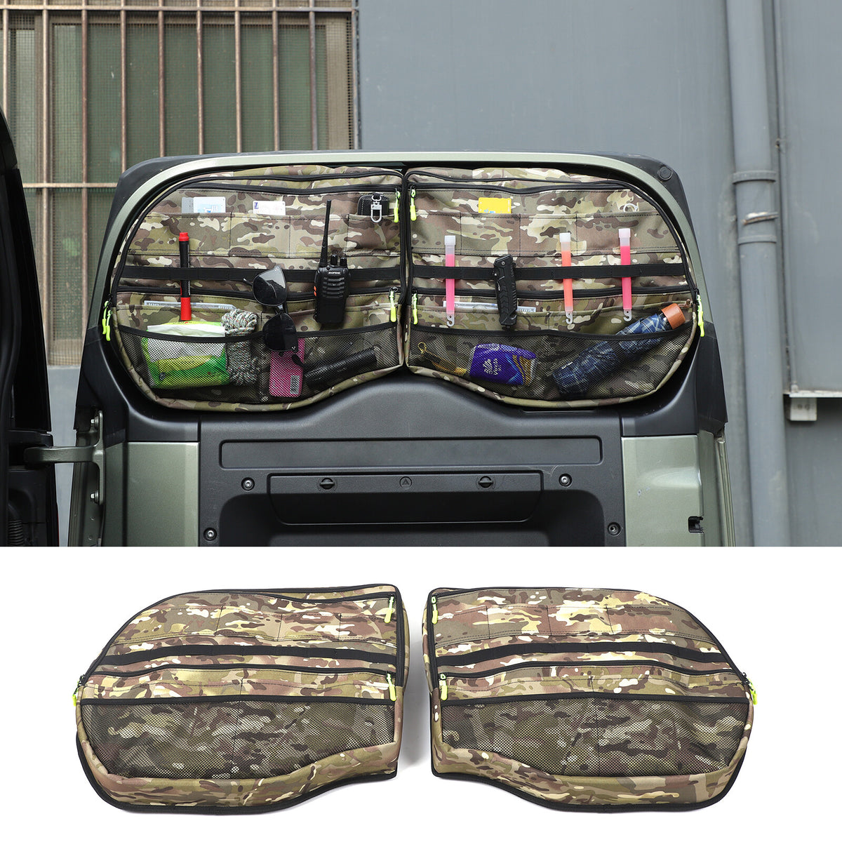 Camouflage Tailgate Trunk Window Storage Box Tray for LR Defender L663 2020+ 11