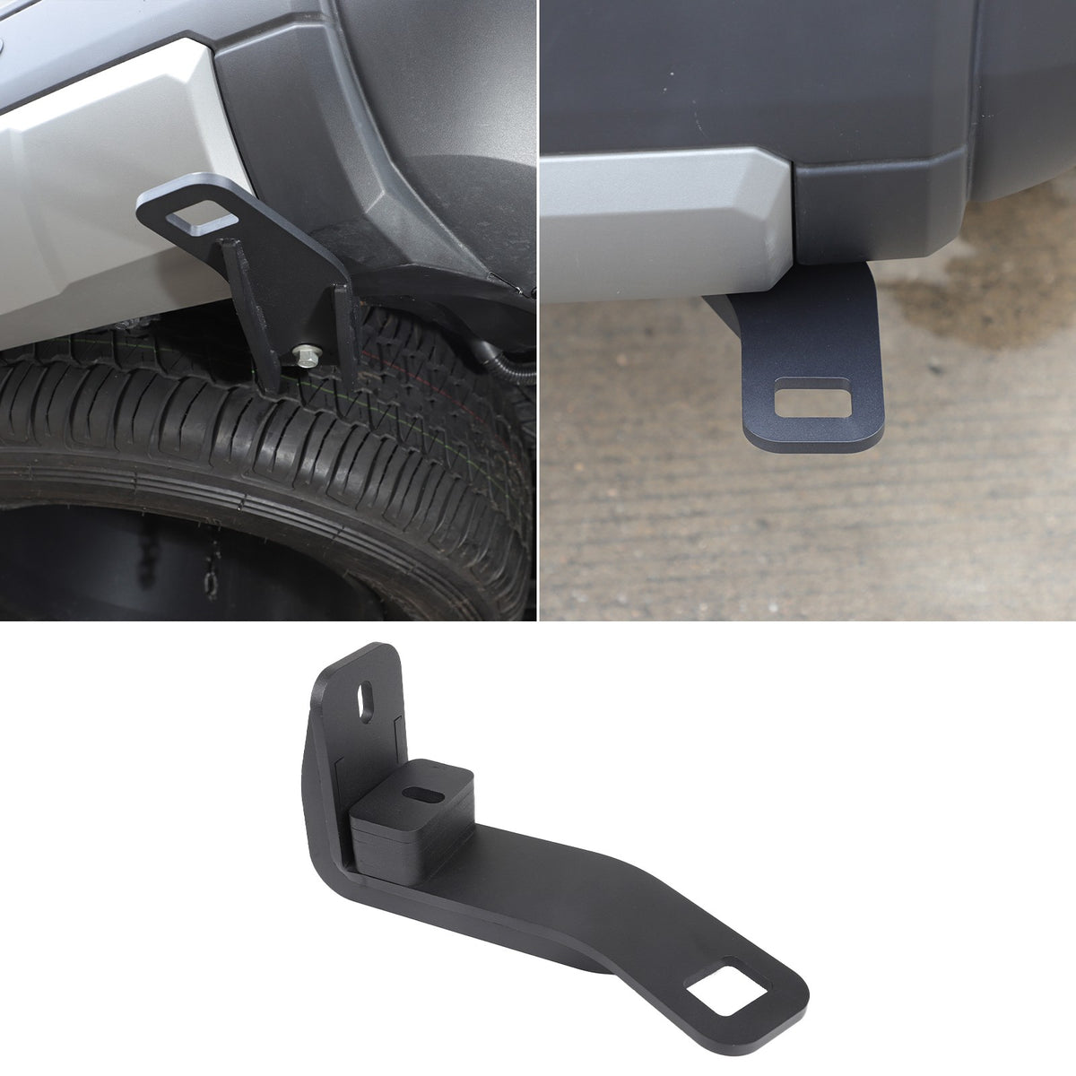Steel Rear Bumper Right Bottom Tow Hook For Toyota Land Cruiser Prado LC250 24+ 13