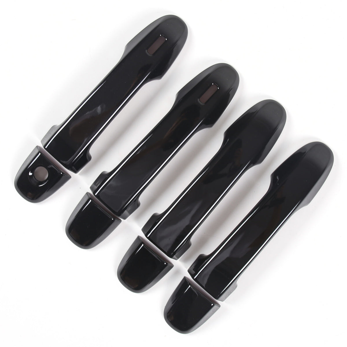 Glossy Piano Black Exterior Door Handle Window Louver Trim For Subaru WRX 22-25 48