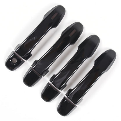 Glossy Piano Black Exterior Door Handle Window Louver Trim For Subaru WRX 22-25 48
