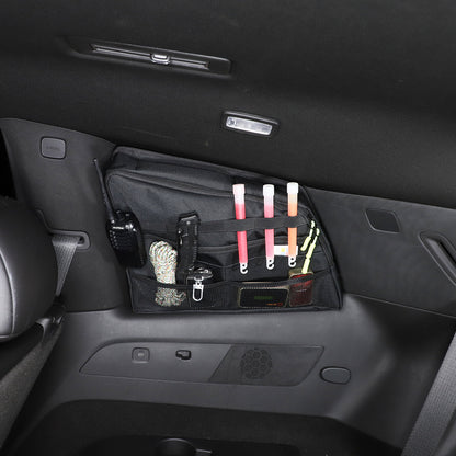 Rear Trunk Left Side Window Storage Bag Organizer For Cadillac XT6 20-24 1
