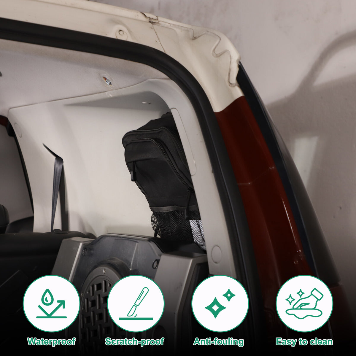 For Toyota FJ Cruiser 2007-2021 Trunk Right Window Storage Bag Storage Bag 6
