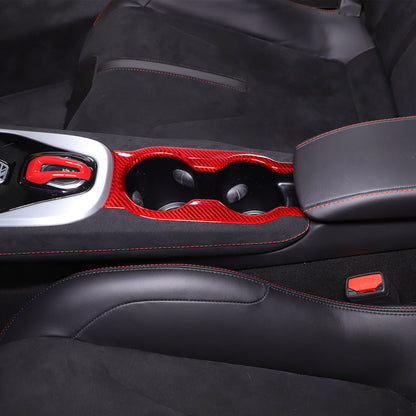 Red Real Carbon Fiber Interior Center Console Cover Trim For Lotus EMIRA 2021-25 18