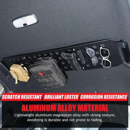 Alloy Rear Roof Hanging Storage Rack Molle Panel For Ford Ranger T6 2015-2021 9