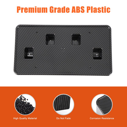Carbon Fiber Front License Plate Bracket Holder For Corvette C6 05-13 US Version 10