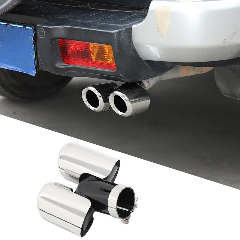 Silver Stainless Steel Exhaust Tail Pipe Tip For Toyota FJ Cruiser 2007-2021 US 23