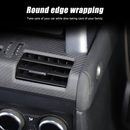 Matte Real Carbon Fiber Rear Air Vent Frame Trim For LR Defender L663 2020-2023 11