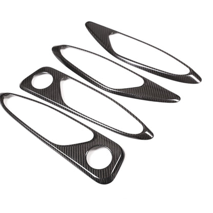 Real Carbon Fiber Inner Door Handle Trim Cover For Alfa Romeo Giulia 952 2017-20 13