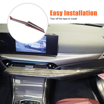 Carbon Fiber ABS Dashboard Panel Trim Cover For BMW 3 G20 4 G22 G23 G26 2025+ 9