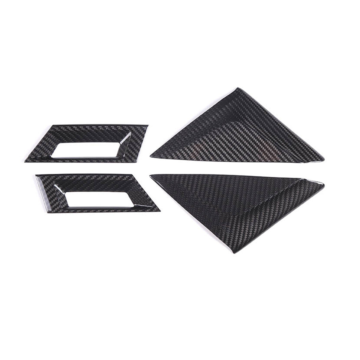 Real carbon fiber For Maserati Ghibli 2014-2022 Inner A-pillar horn cover trim 10