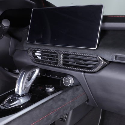 Real Carbon Fiber Center Console Air Vent Panel Trim For Lotus EMIRA 2021-25 7