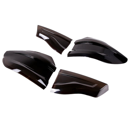For BMW X3 G01 2018-2021 Smoke Black ABS Rear Tail Light Lamp Guards Cover Trim 8
