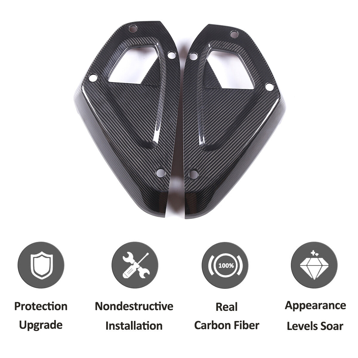 Real Dry Carbon Fiber Full Interior Trim Set For LR Defender 90 110 L663 20-23 181