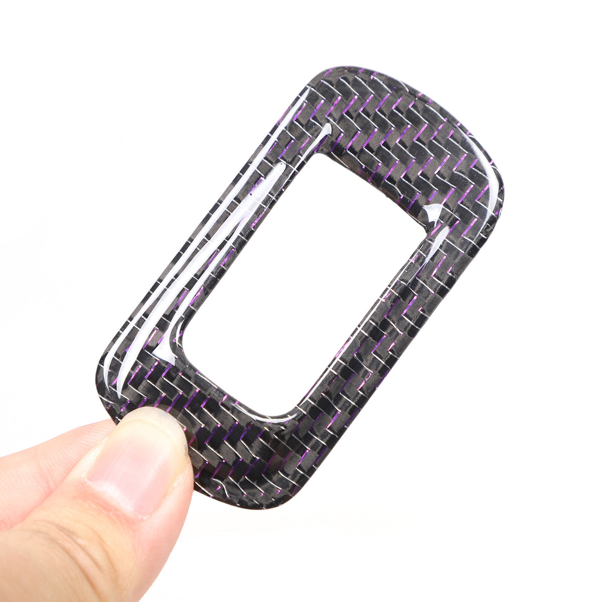 Real Carbon Fiber Window Lift Switch Button Trim Frame For Corvette C6 2005-2013 17