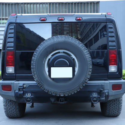 Matte Balck Rear License Plate Bracket Spare Tire Carrier For Hummer H2 03-09 12