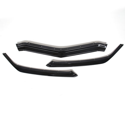 Replacement Glossy Black Front Bumper Lip Spoiler For Corvette C8 2020-2025 US 11