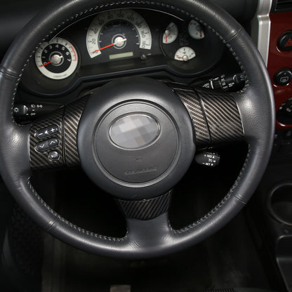ABS Carbon Fiber Full Interior Center Decoration Trim Kit For FJ Cruiser 2007-21 - Styles 1-5 7