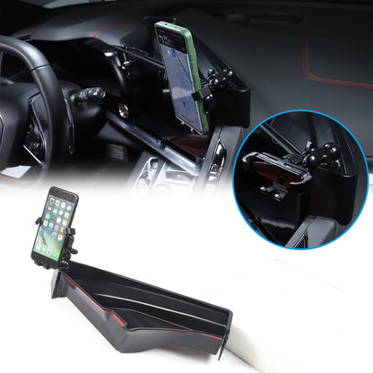 Center Console Interior Dashboard Phone Holder Mount Bracket For Corvette C8 20+ 69