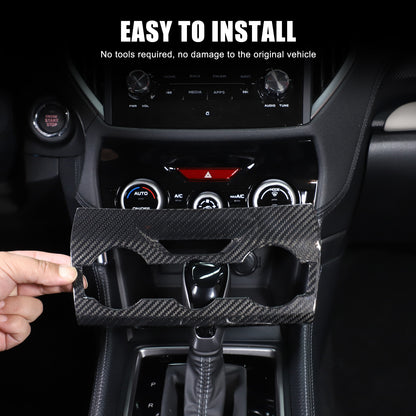Real Carbon Fiber Air Condition Panel Trim Cover for Subaru Forester 19-24 12