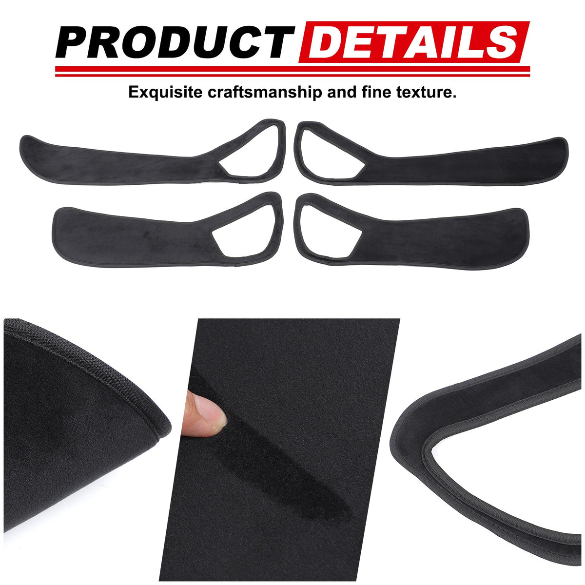 Door Side Anti-Kick Anti-Dirty Guard Cover Trim For Ford Ranger T7 T8 2015-2021 19
