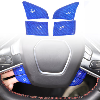 Blue Real Carbon Fiber Full Interior Set Decor Trim Kit for Corvette C8 20-25 - Variants 21-25 43