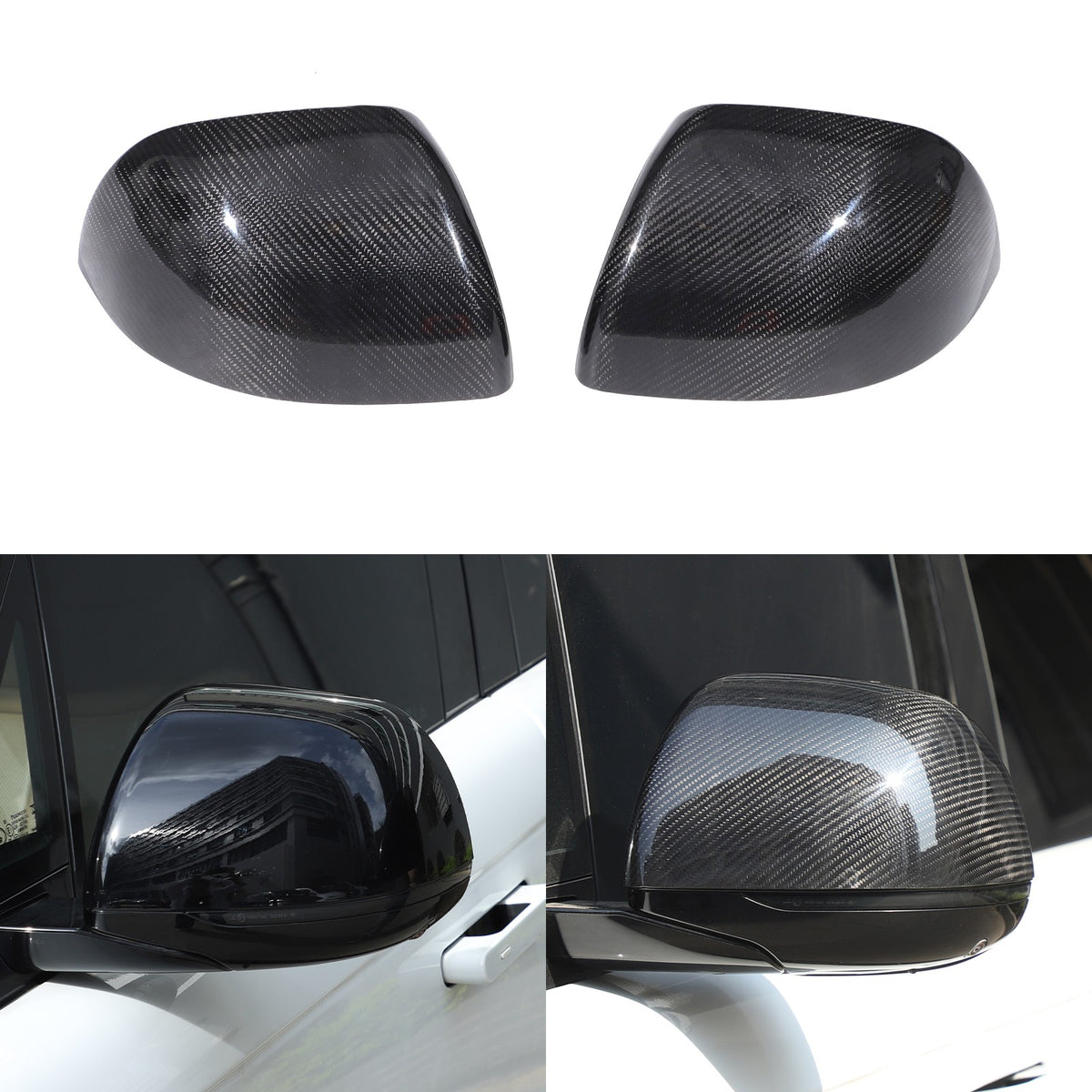 Real Carbon Fiber Side Mirror Cover For LR Range Rover Sport L461 Vogue L460 23+ 9
