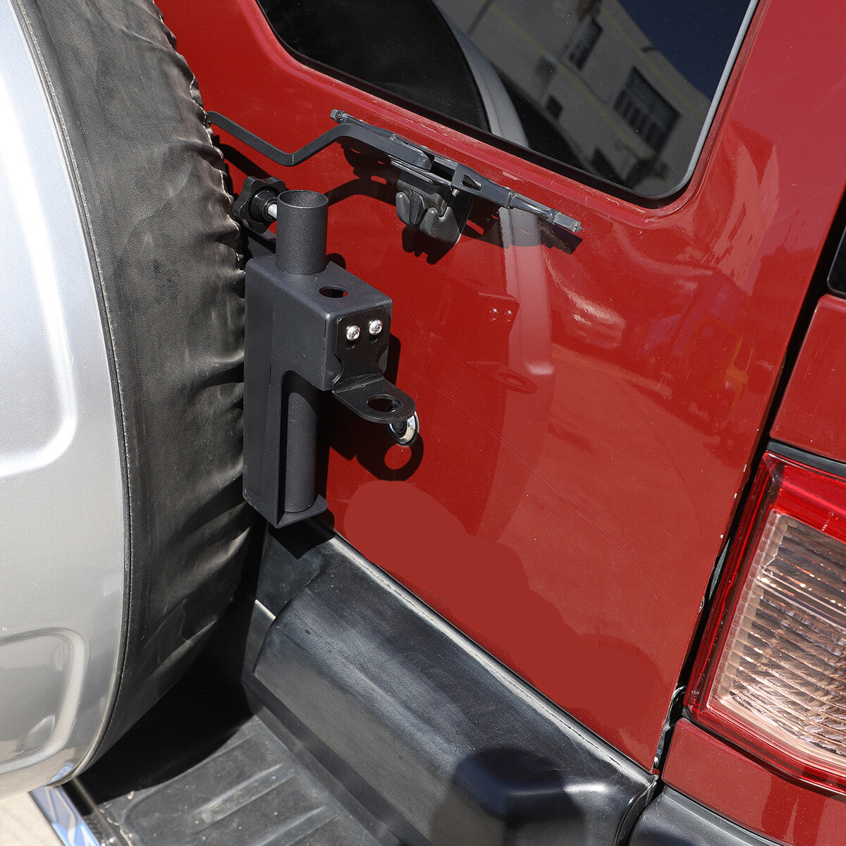 Tailgate flagpole Antenna Bracket Holder Mount For Toyota FJ Cruiser 2007-21 5