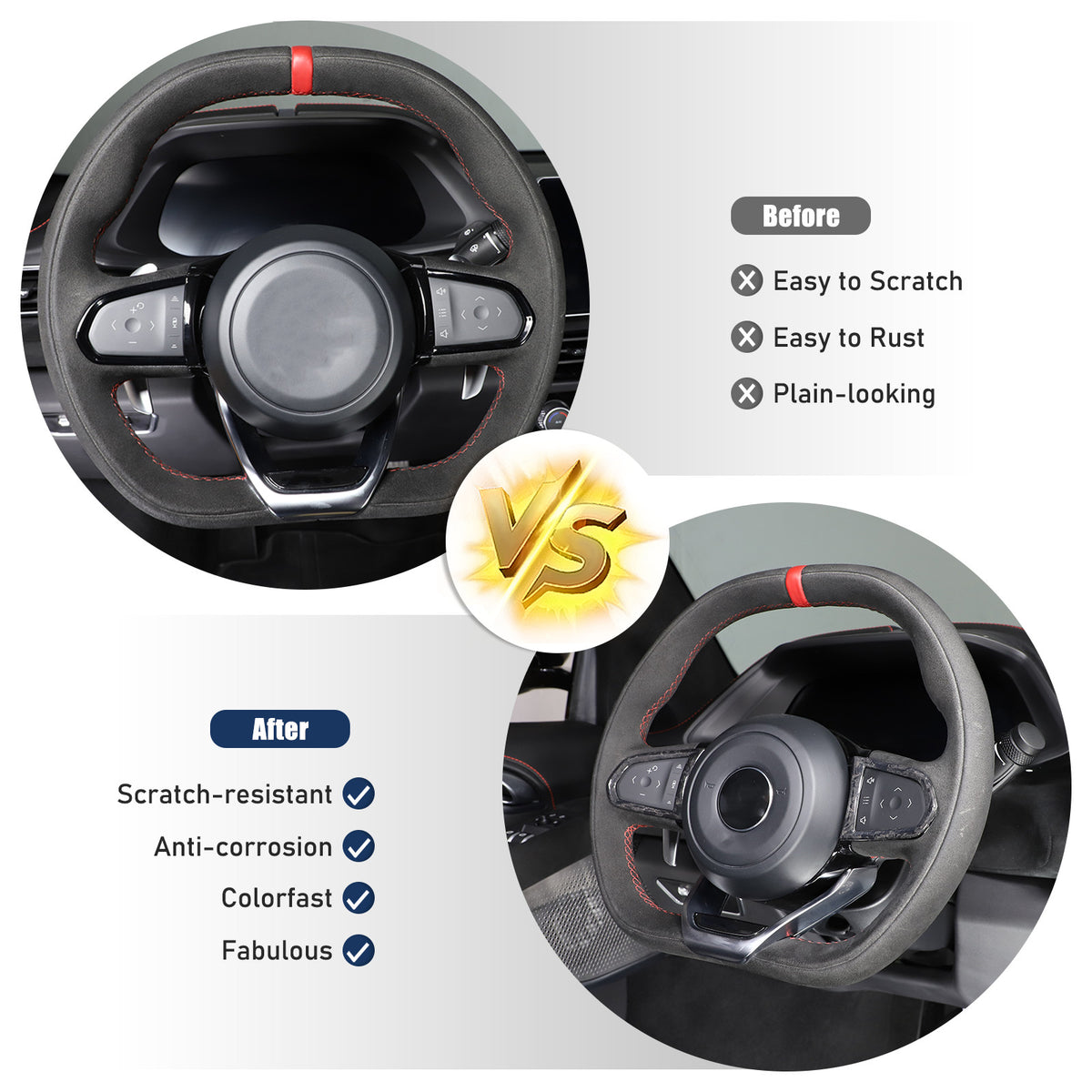 Forged Real Carbon fiber Steering Wheel Button Cover Trim For Lotus EMIRA 21-25 18