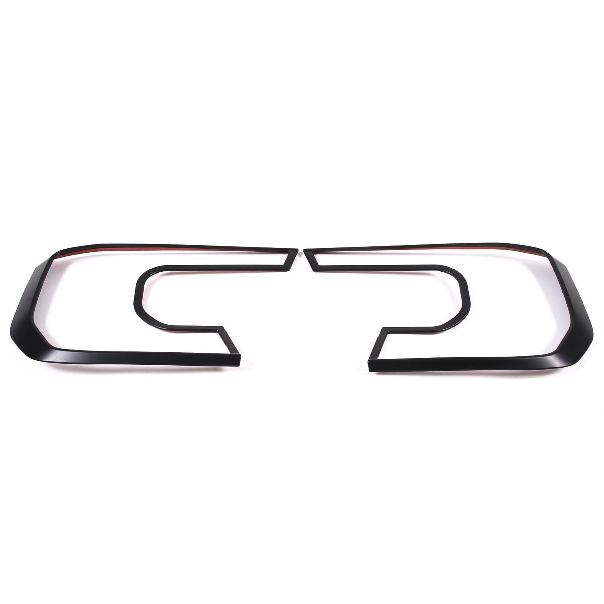 Matte Black ABS Front Headlight Bezel Trim Cover For Ford Ranger T9 2023+ US 3
