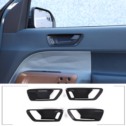 Matte Black Full Interior Set Panel Decor Cover Trim Kit For Ford Maverick 22-24 30