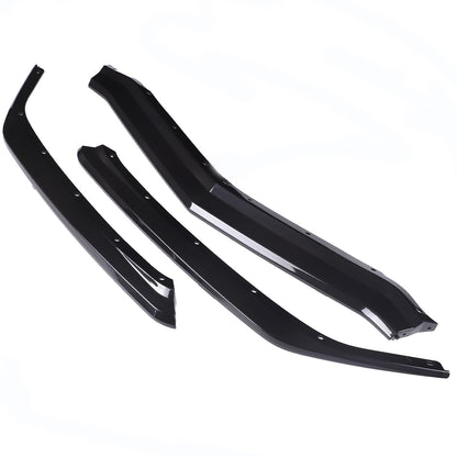 Replacement Black Front Bumper Lip Kit Splitter Exterior For Corvette C8 20+ US 13