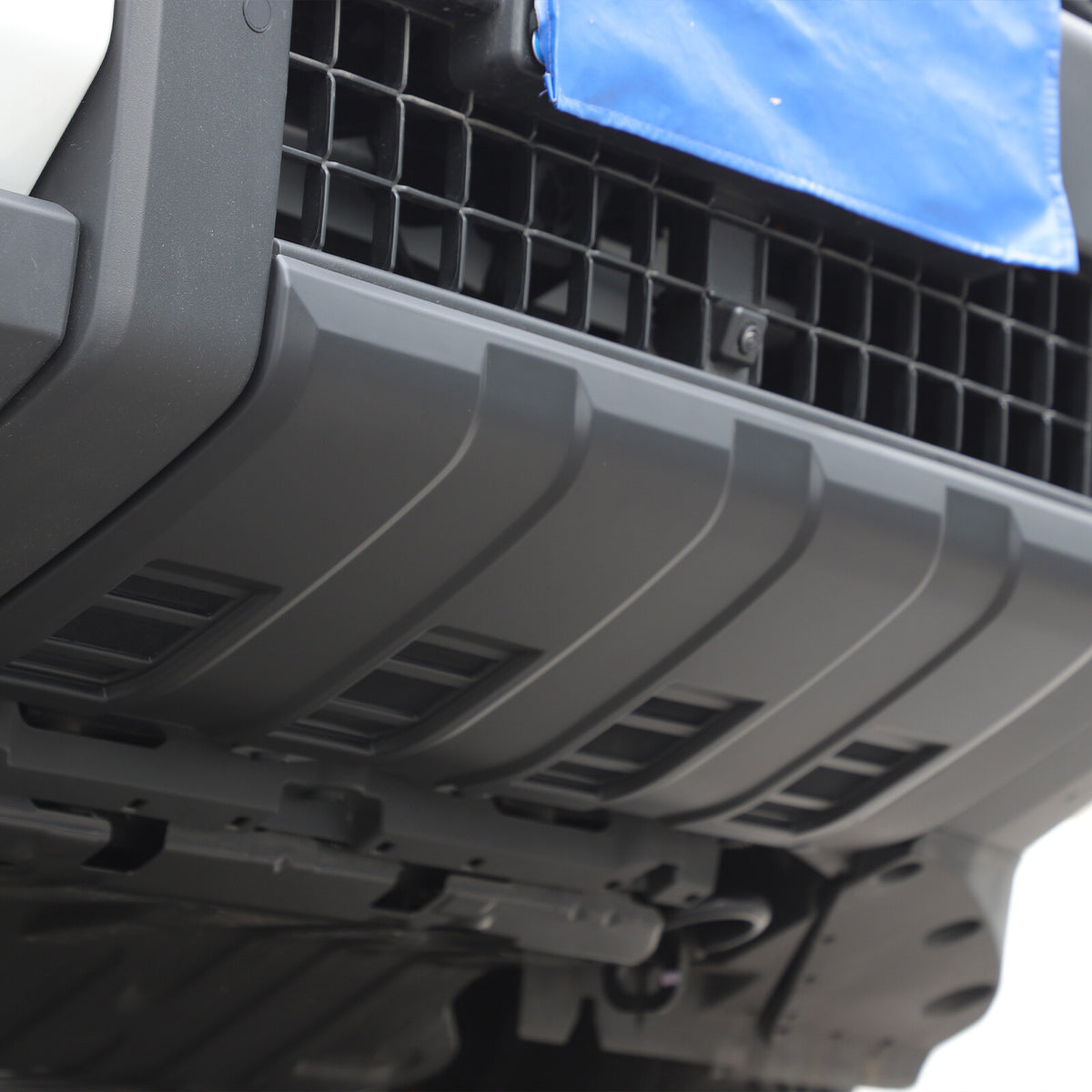 Matte Black Front Bumper Guard Plate Trim For Land Cruiser LC250 2024-2025 US 22