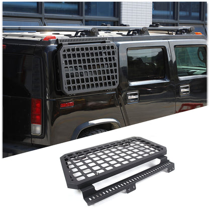 Modular Storage Panel Trunk Left & Right Side Window Molle Shelf For Hummer H2 14