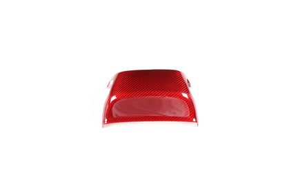 Red Real Carbon fiber Steering Wheel Base Trim Cover For Corvette C8 Z06 20-25 2