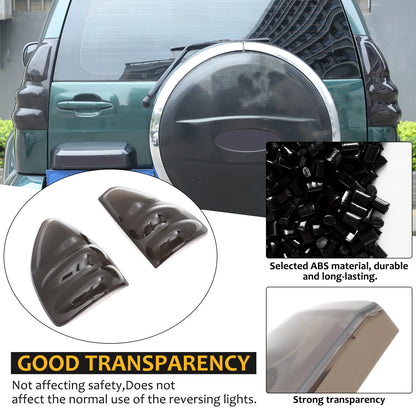 Smoked Black Rear Tail Light Guard Trim Bezel For Toyota Prado FJ120 03-09 US 11