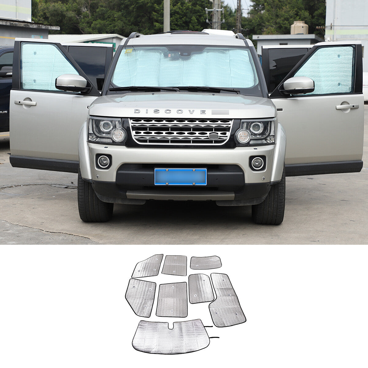 Full Window Sunshade Cover Shade Visor For Land Rover Discovery 4 LR4 L319 10-16 7