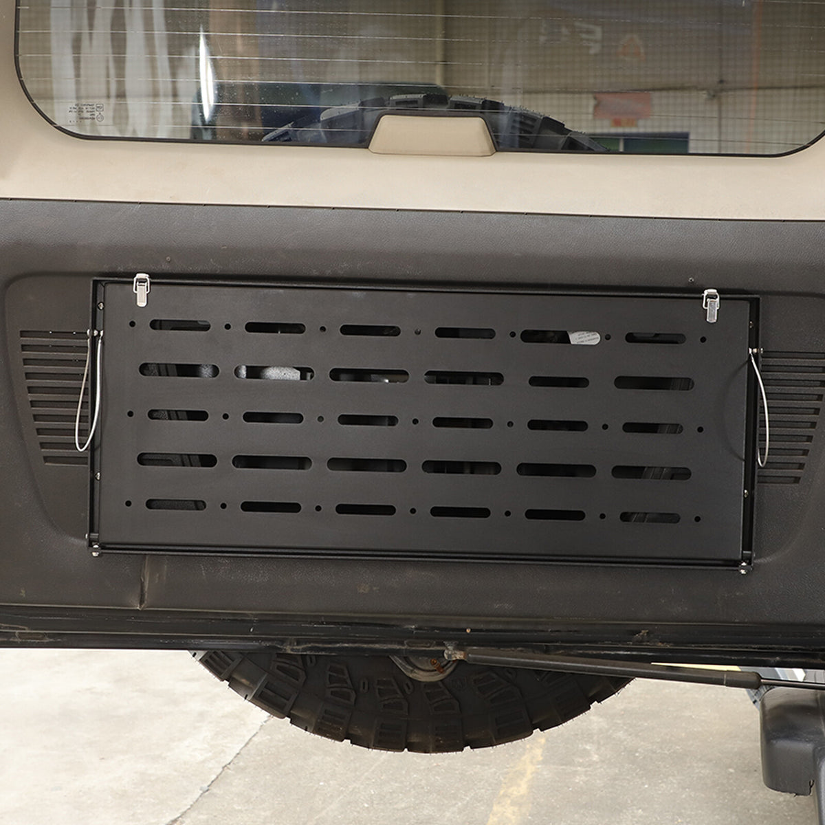 Tailgate Table Foldable Rear Door Storage Cargo Shelf For Hummer H3 2005-09 7