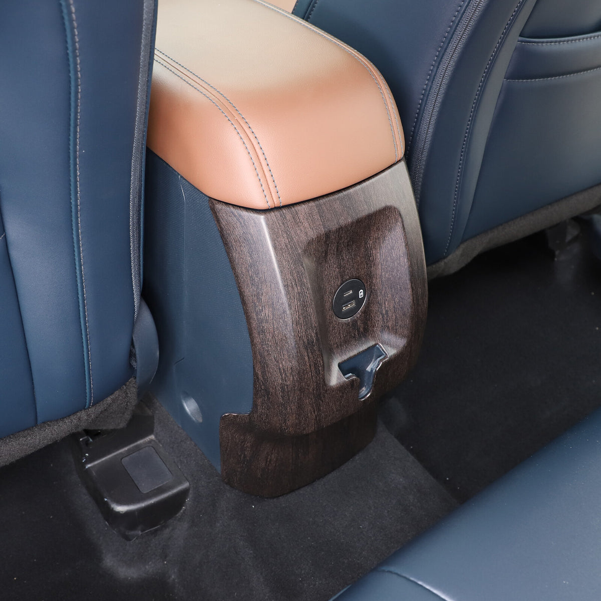 Oak Wood Grain Interior Decor Trim Cover Set Kit Fits Ford Maverick 2022-2024 20