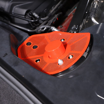 Red Stainless steel For Corvette C8 Car Rear Strut Shock Tower Cover Trim 20-26 1