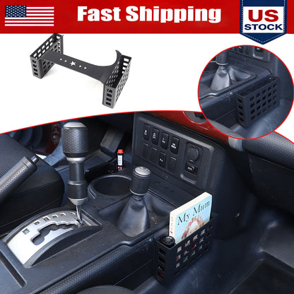 Interior Gear Shift Side Storage Box Two Baskets For Toyota FJ Cruiser 07-21 US 1