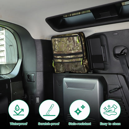 Camouflage Rear Trunk Side Window Storage Bag Tray For LR Defender 110 L663 20+ 8