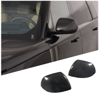 For Range Rover Vogue Sport 2022-23 Carbon Fiber ABS Rear View Mirror Cover Trim 1